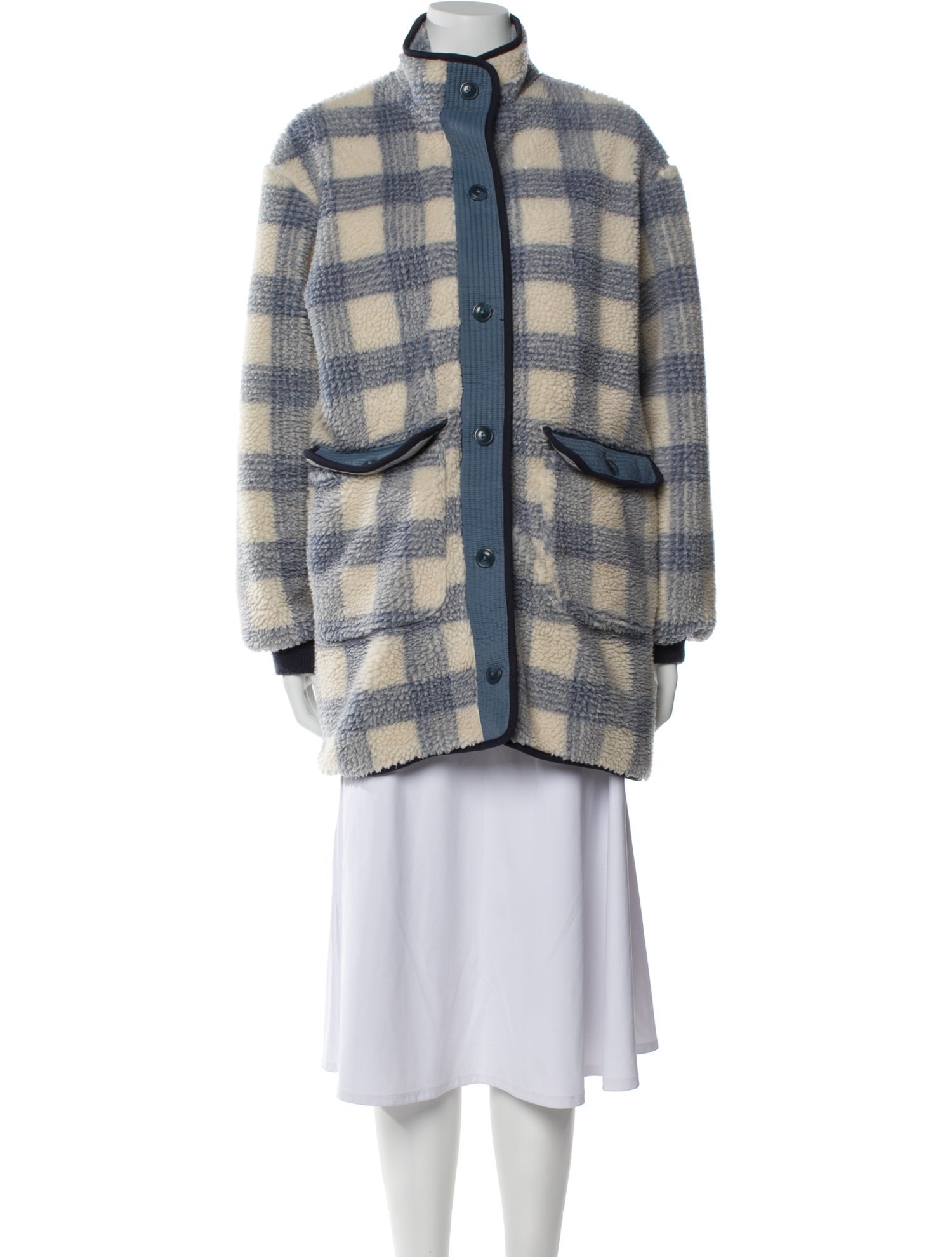 The Great Plaid Print Fur Coat