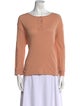 The Great Scoop Neck Long Sleeve Top