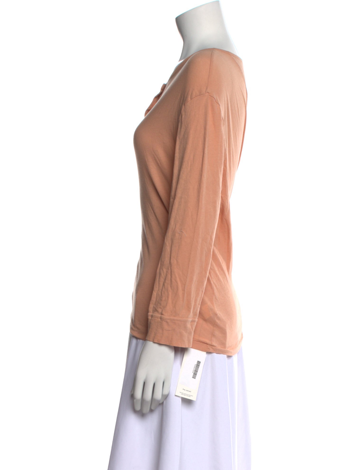The Great Scoop Neck Long Sleeve Top