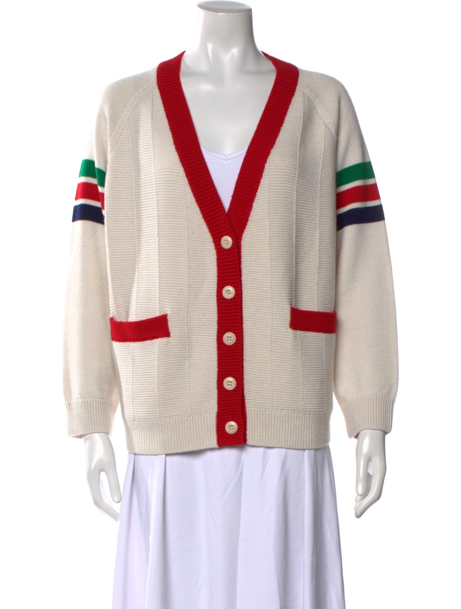 The Great Wool Striped Sweater