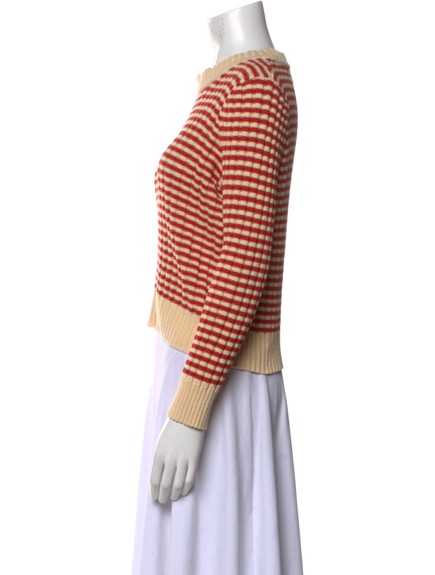 The Great Striped Crew Neck Sweater