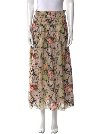 The Great Floral Print Midi Length Skirt