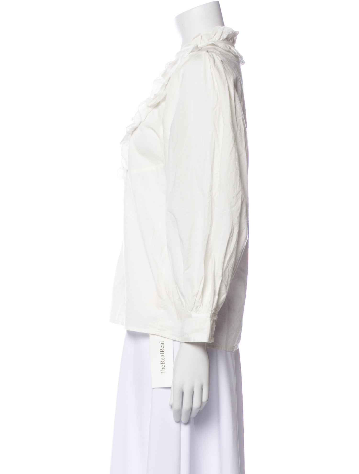 The Great V-Neck Three-Quarter Sleeve Blouse