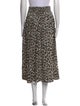 The Great Animal Print Midi Length Skirt