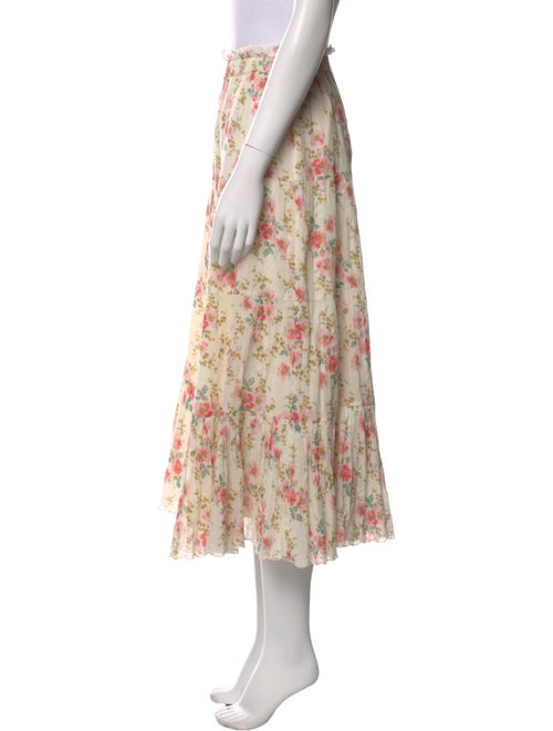 The Great Floral Print Midi Length Skirt