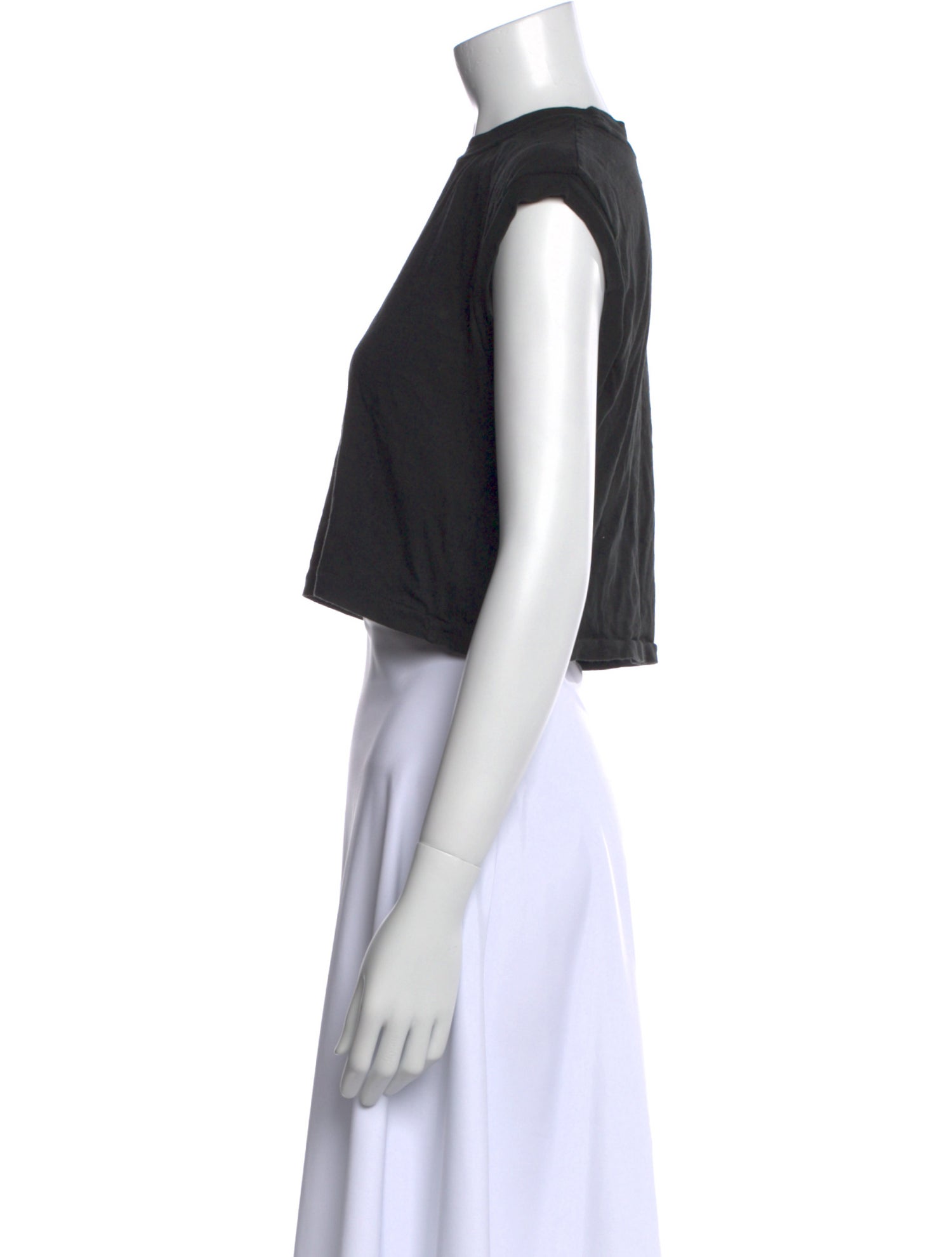 The Great Crew Neck Short Sleeve Crop Top