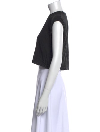 The Great Crew Neck Short Sleeve Crop Top