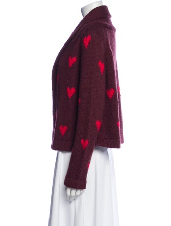 The Great Printed Open Front Sweater