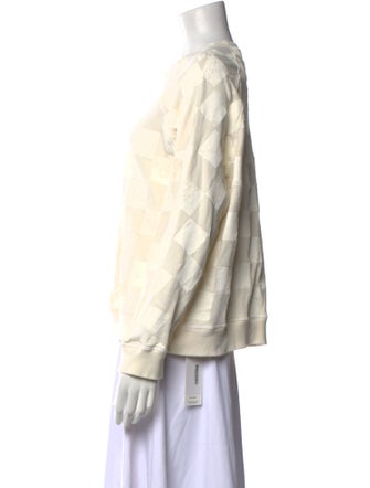 The Great Plaid Print Crew Neck Sweatshirt