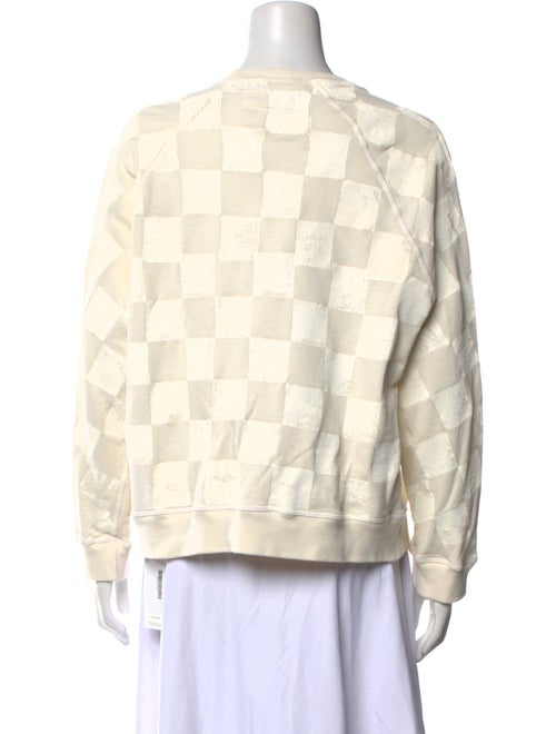 The Great Plaid Print Crew Neck Sweatshirt