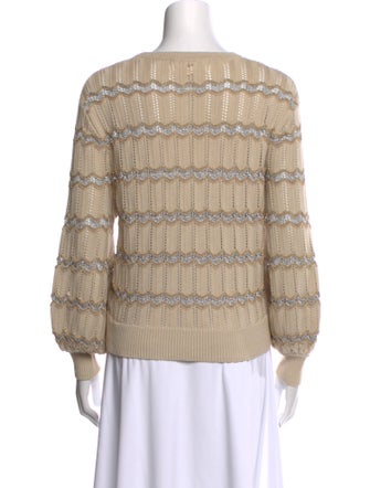 The Great Striped Scoop Neck Sweater