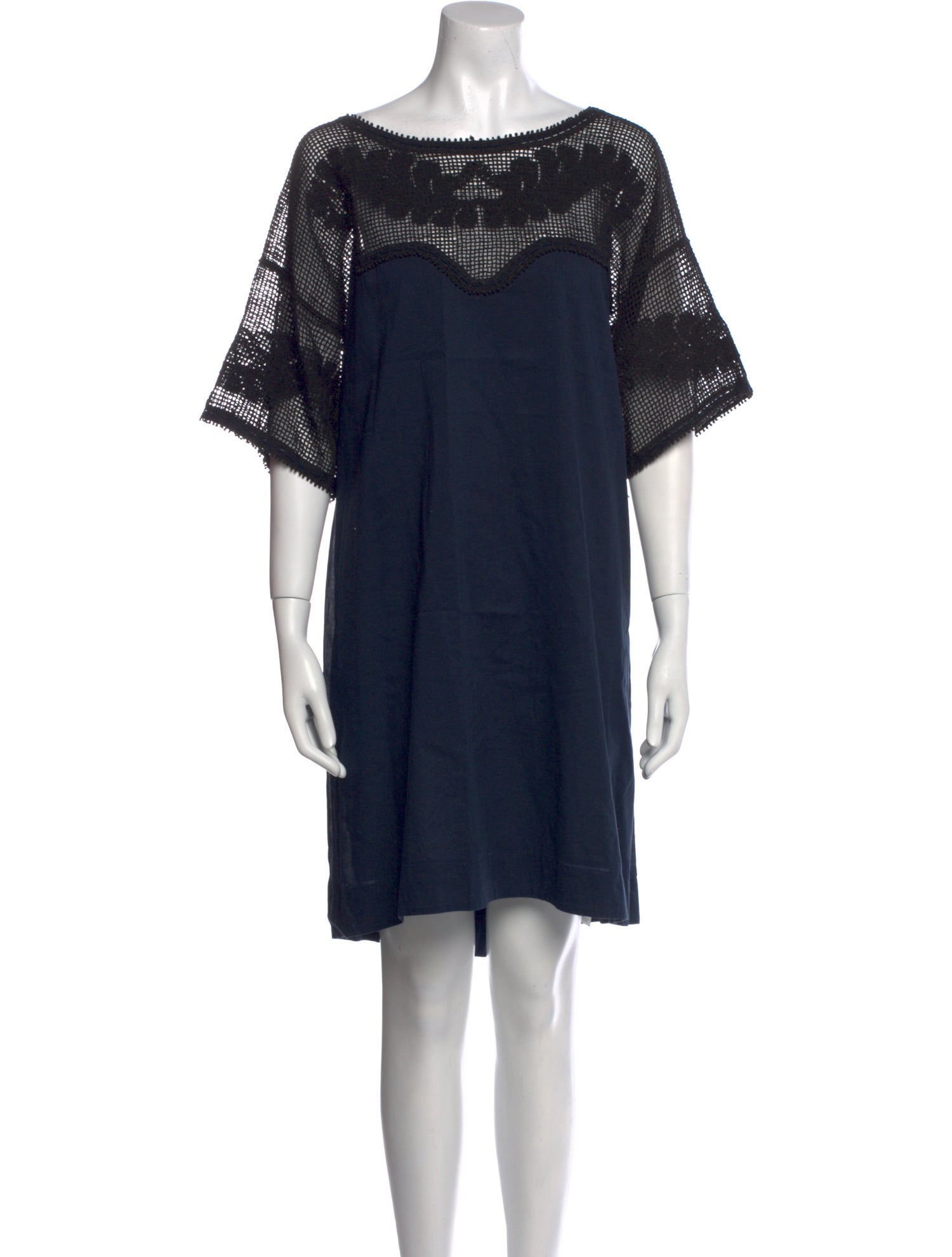 The Great Bateau Neckline Knee-Length Dress