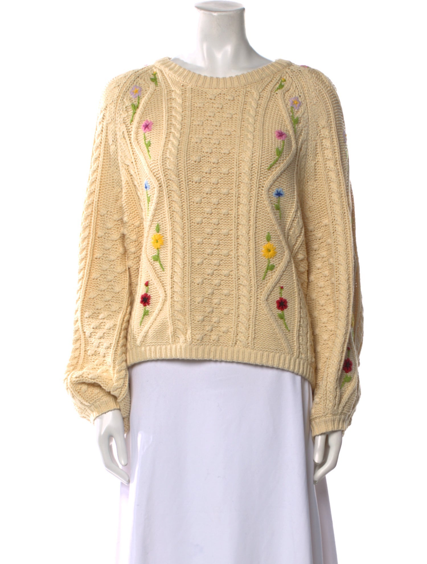 The Great Printed Scoop Neck Sweater