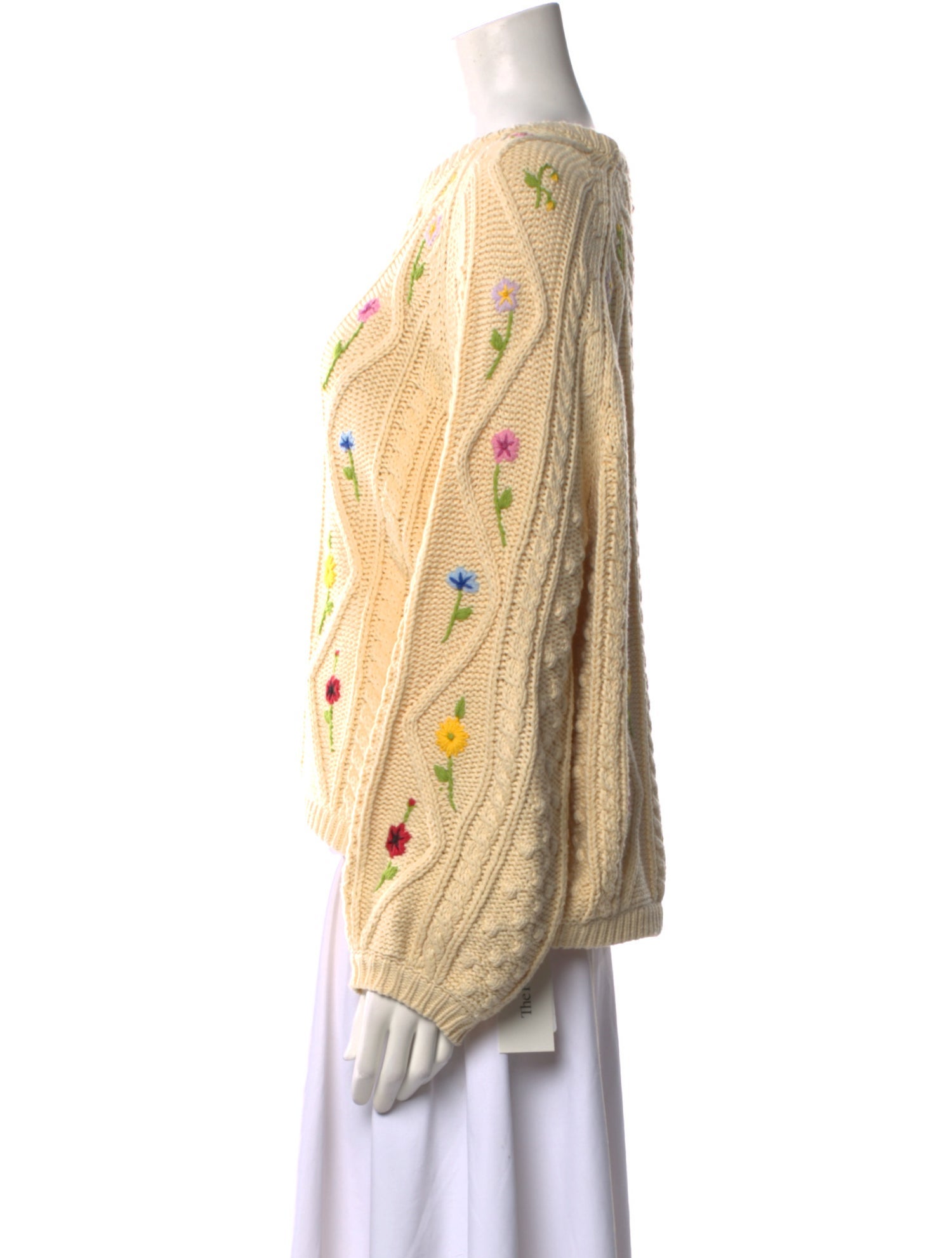 The Great Printed Scoop Neck Sweater