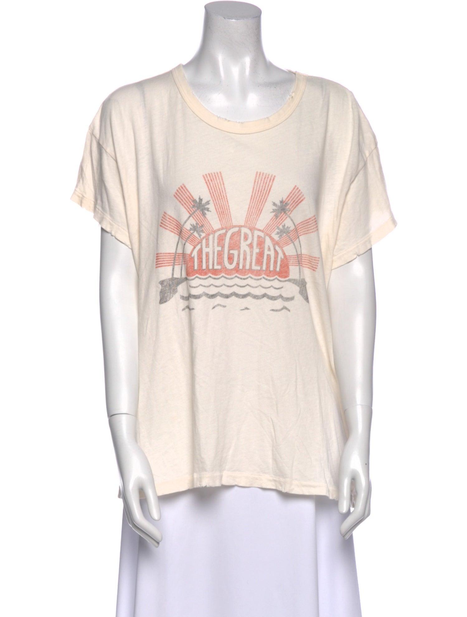 The Great Graphic Print Scoop Neck T-Shirt