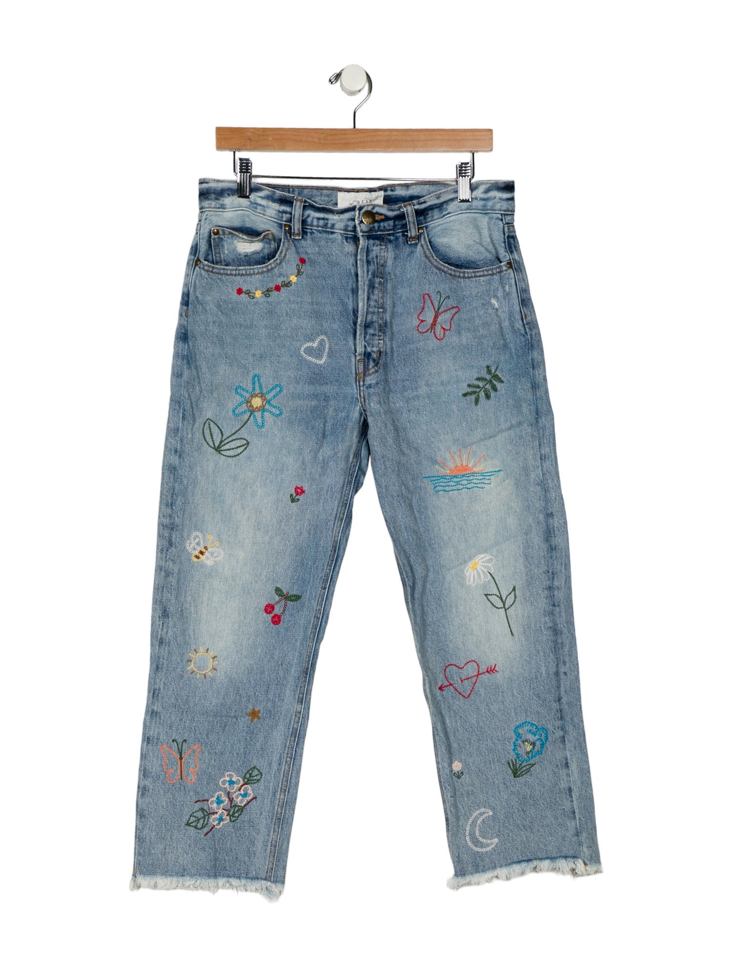 The Great Mid-Rise Straight Leg Jeans