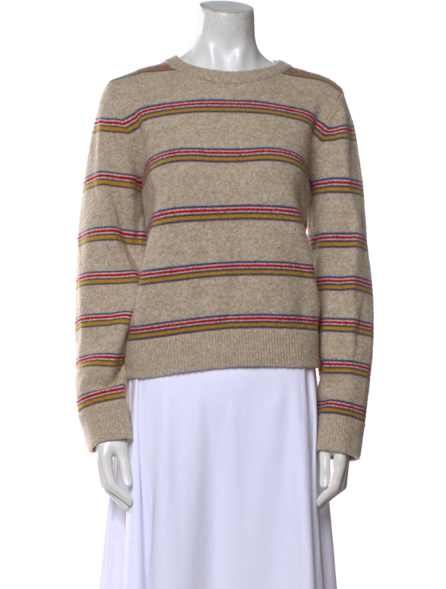 The Great Striped Crew Neck Sweater