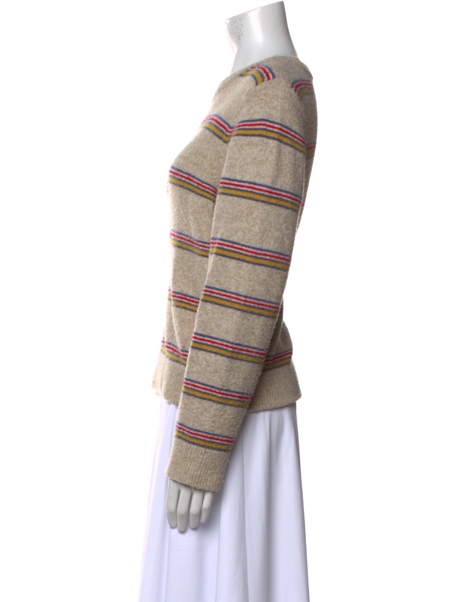 The Great Striped Crew Neck Sweater