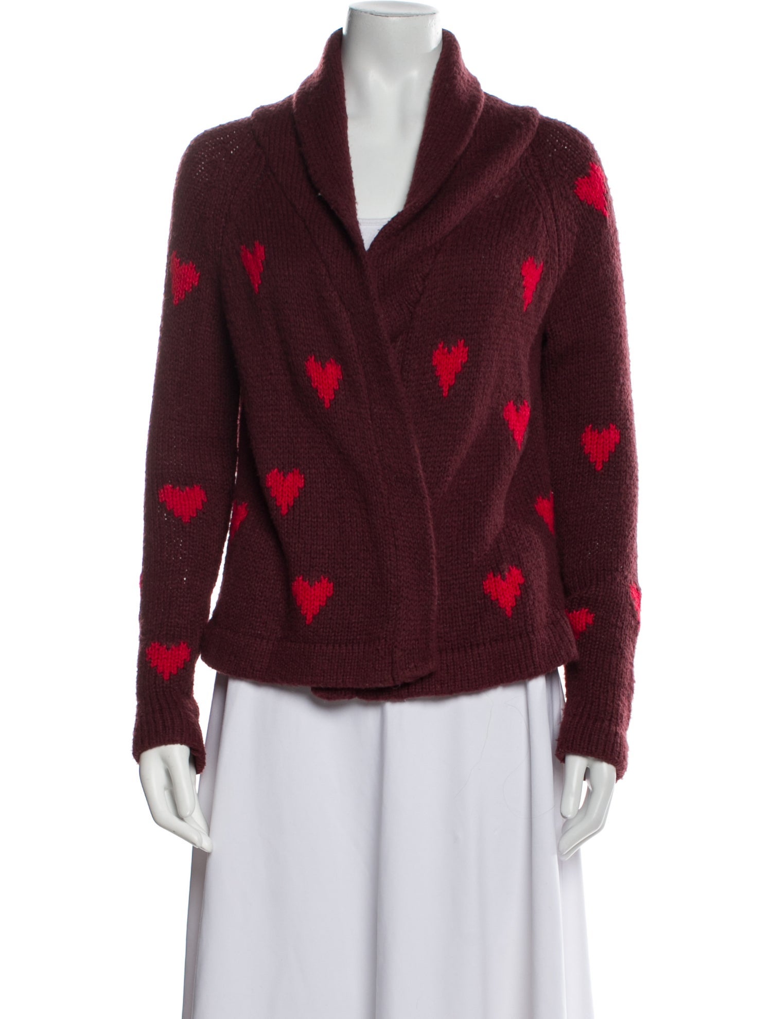 The Great Printed V-Neck Sweater