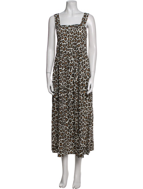 The Great Animal Print Long Dress