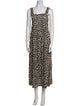The Great Animal Print Long Dress