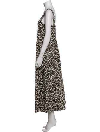 The Great Animal Print Long Dress
