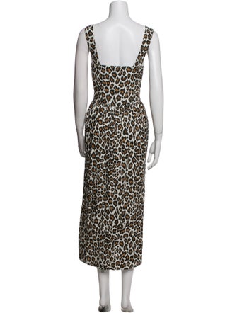 The Great Animal Print Long Dress