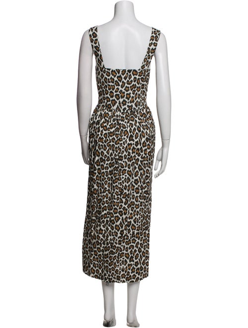 The Great Animal Print Long Dress