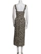 The Great Animal Print Long Dress