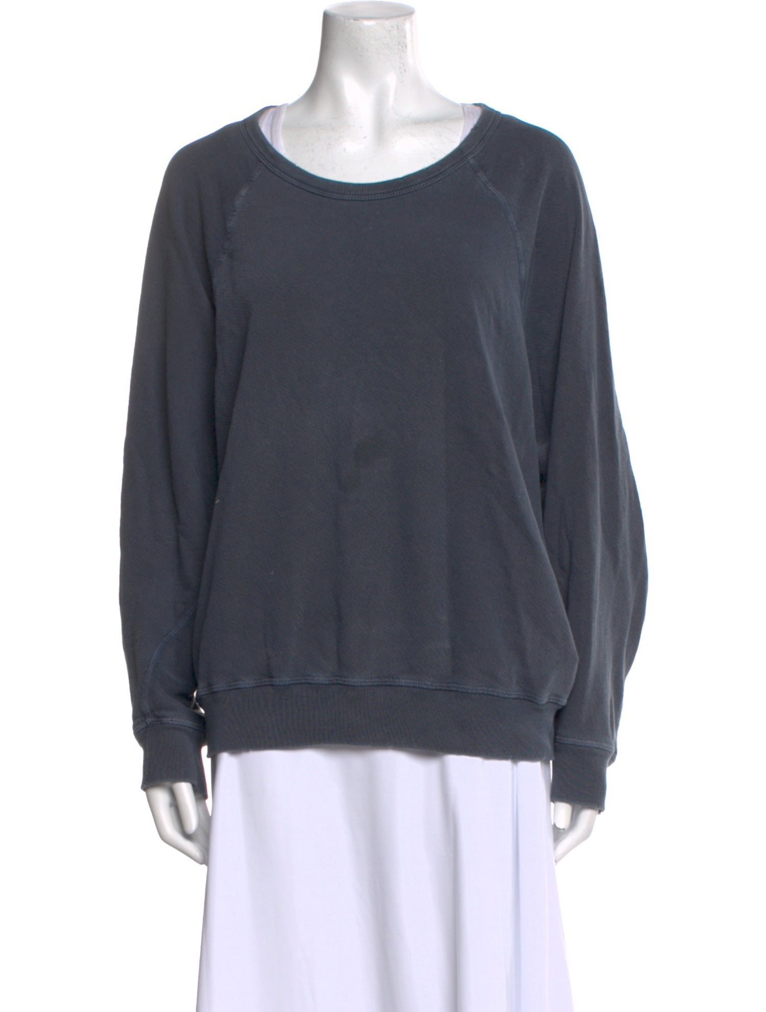 The Great Scoop Neck Long Sleeve Sweatshirt