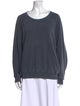 The Great Scoop Neck Long Sleeve Sweatshirt
