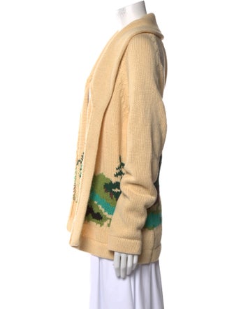 The Great Printed Open Front Sweater