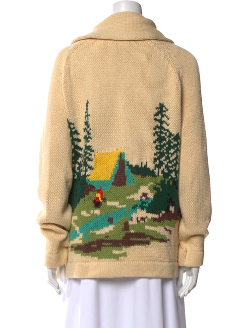 The Great Printed Open Front Sweater