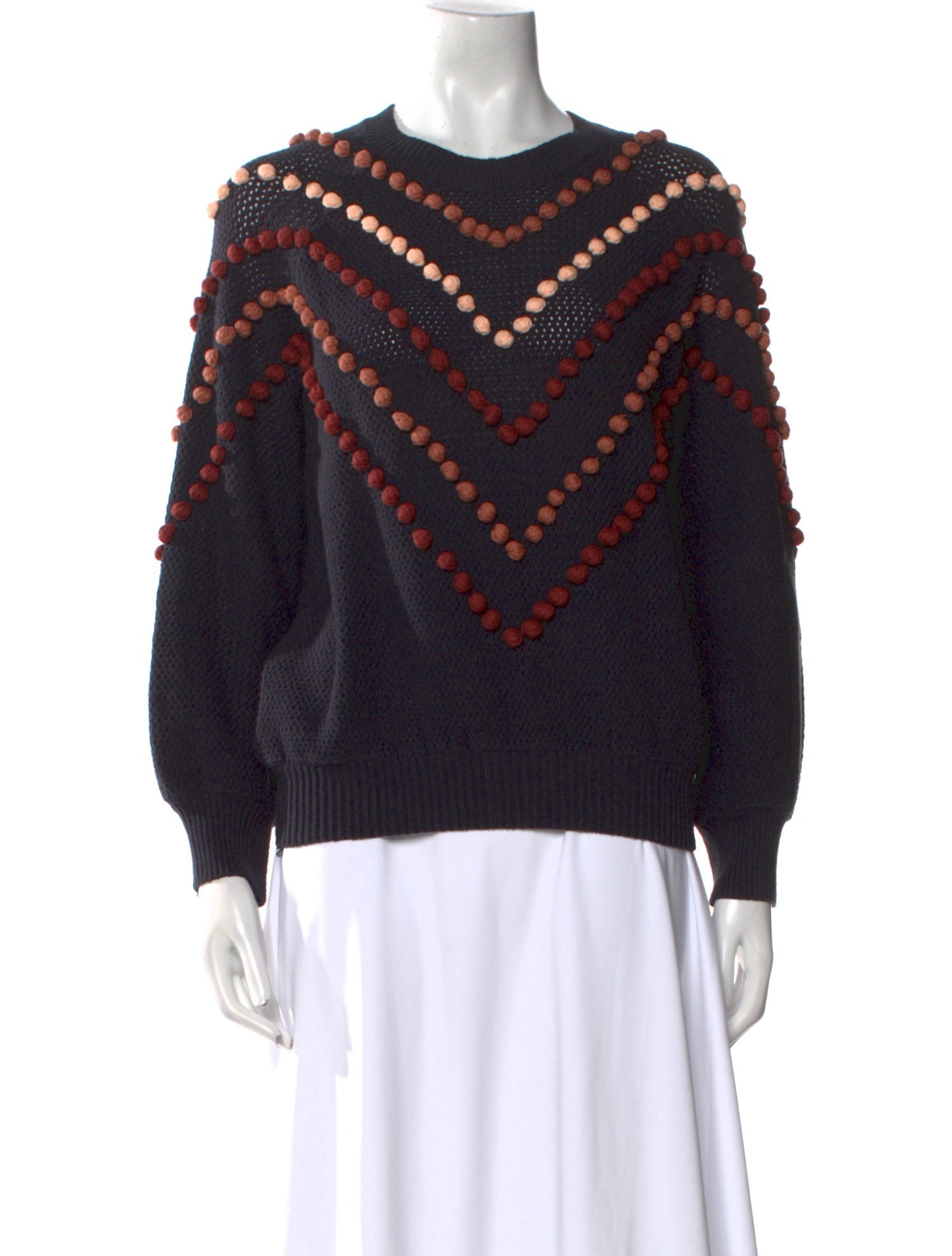 The Great Striped Crew Neck Sweater