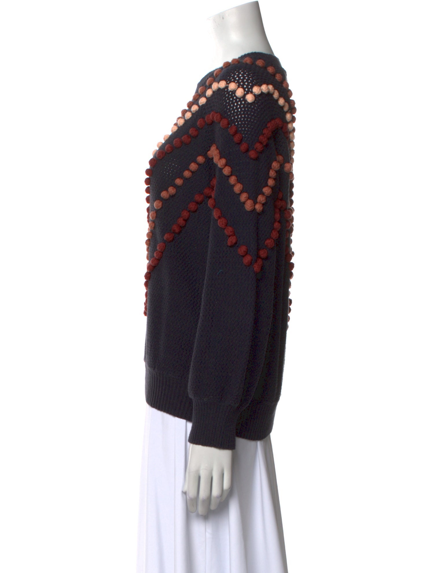 The Great Striped Crew Neck Sweater