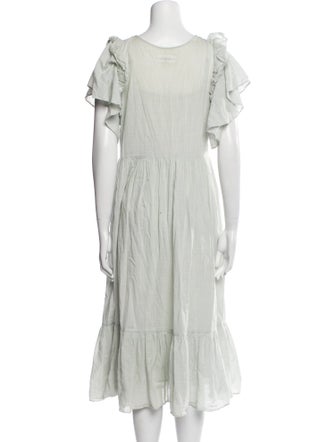 The Great Scoop Neck Midi Length Dress