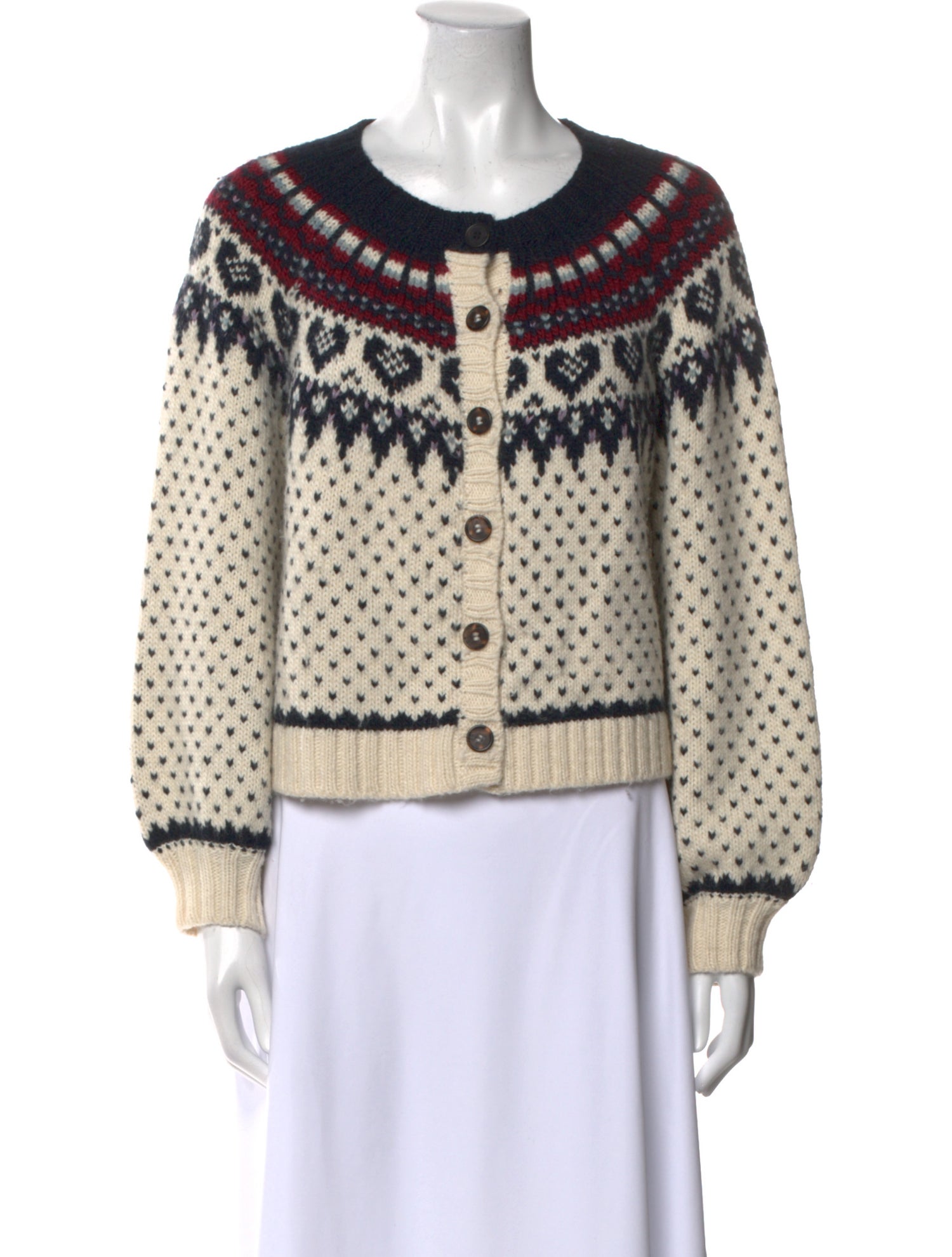The Great Printed Scoop Neck Sweater