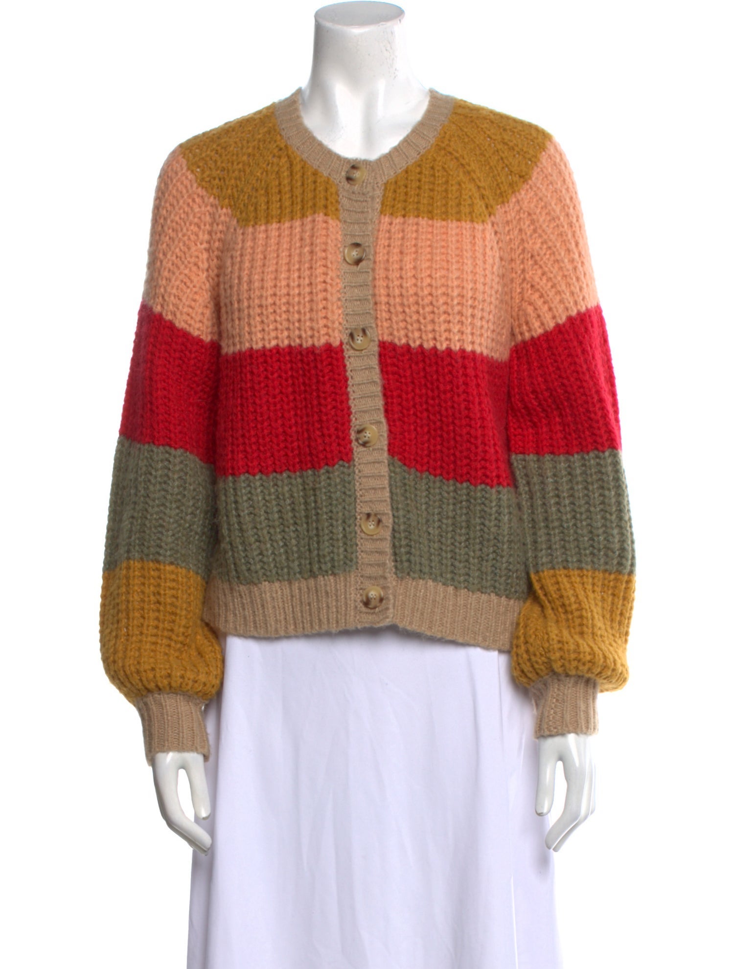 The Great Striped Scoop Neck Sweater