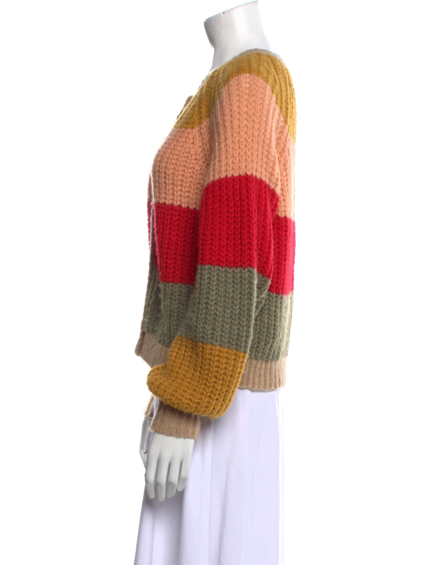 The Great Striped Scoop Neck Sweater