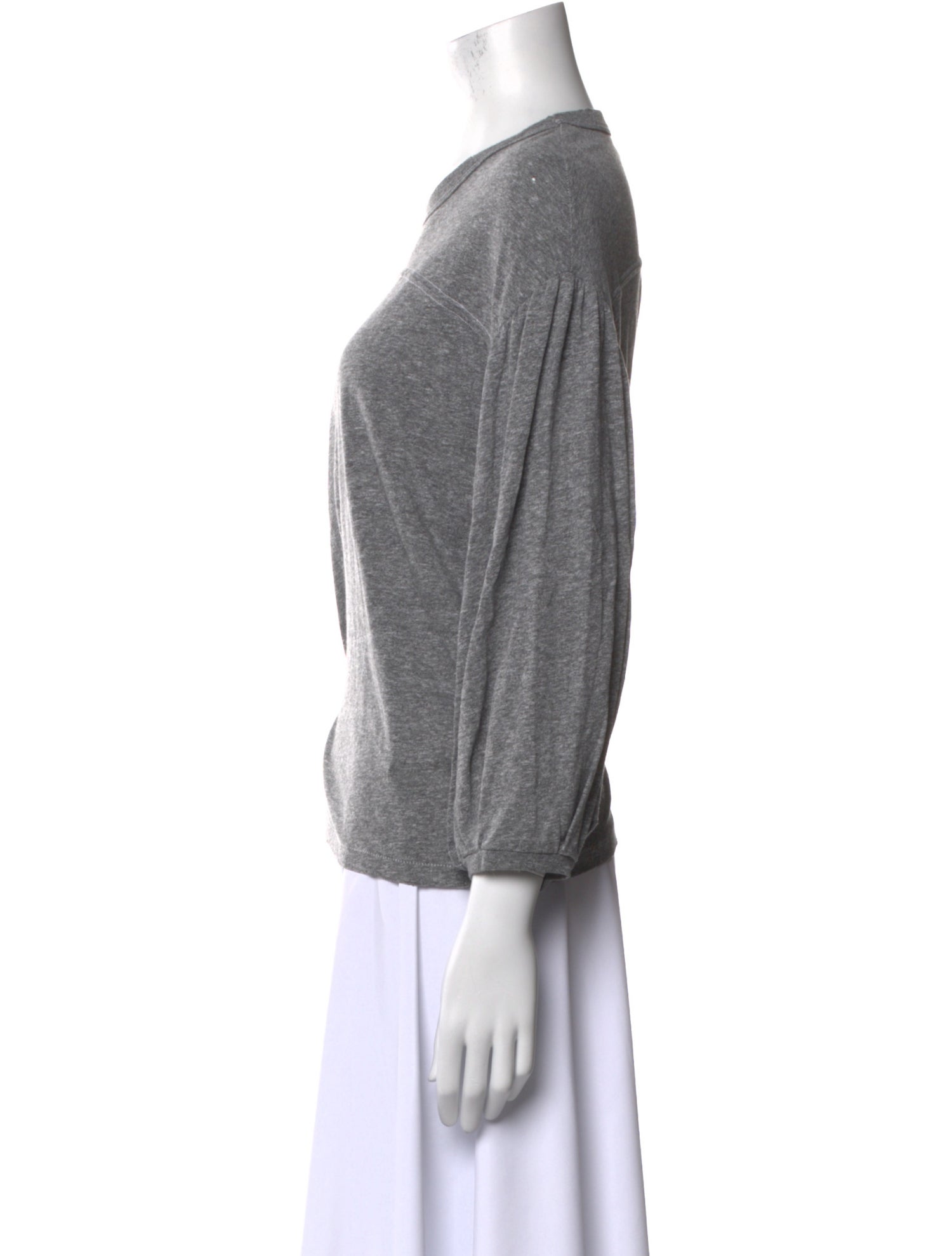 The Great Crew Neck Three-Quarter Sleeve Sweatshirt