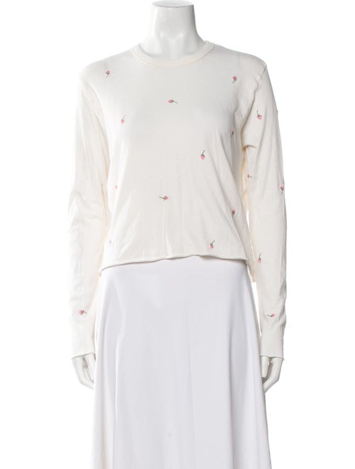 The Great Crew Neck Long Sleeve Crop Top