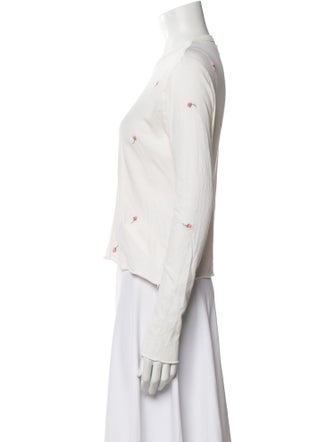 The Great Crew Neck Long Sleeve Crop Top