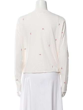 The Great Crew Neck Long Sleeve Crop Top