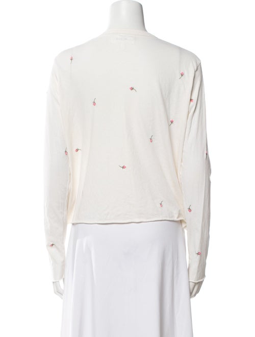 The Great Crew Neck Long Sleeve Crop Top