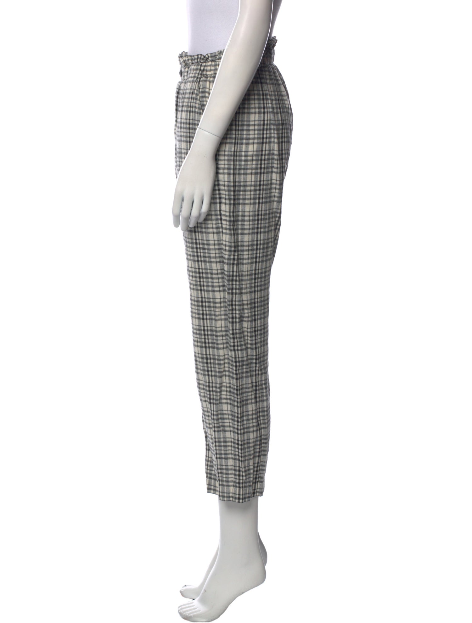 The Great Plaid Print Straight Leg Pants