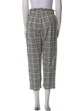 The Great Plaid Print Straight Leg Pants