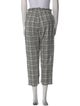 The Great Plaid Print Straight Leg Pants