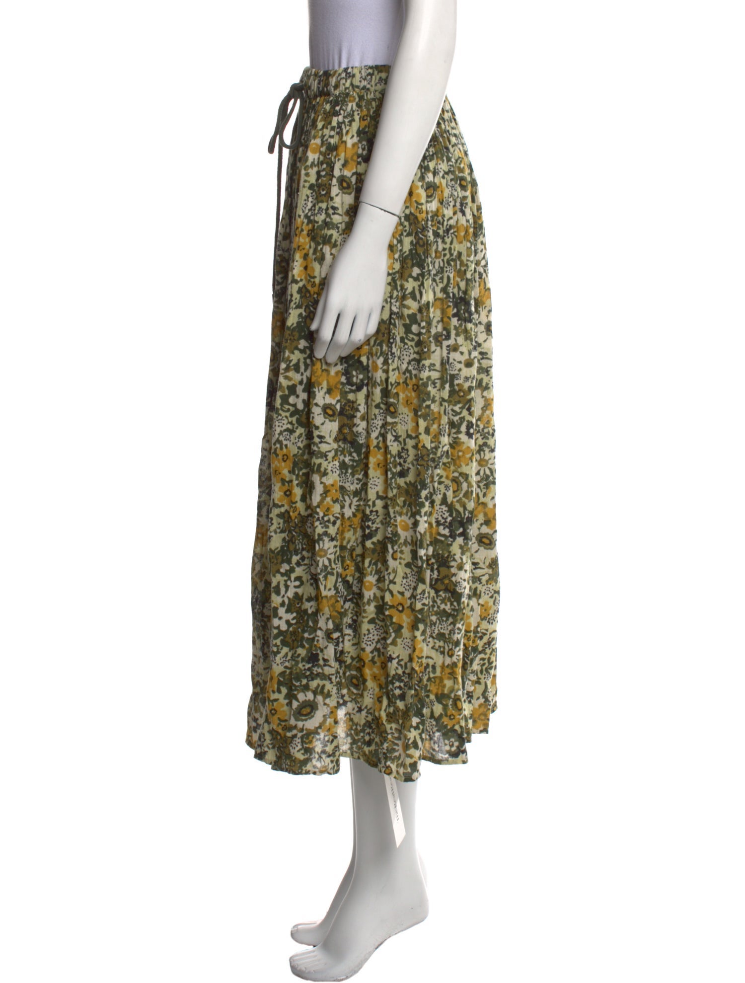 The Great Floral Print Midi Length Skirt