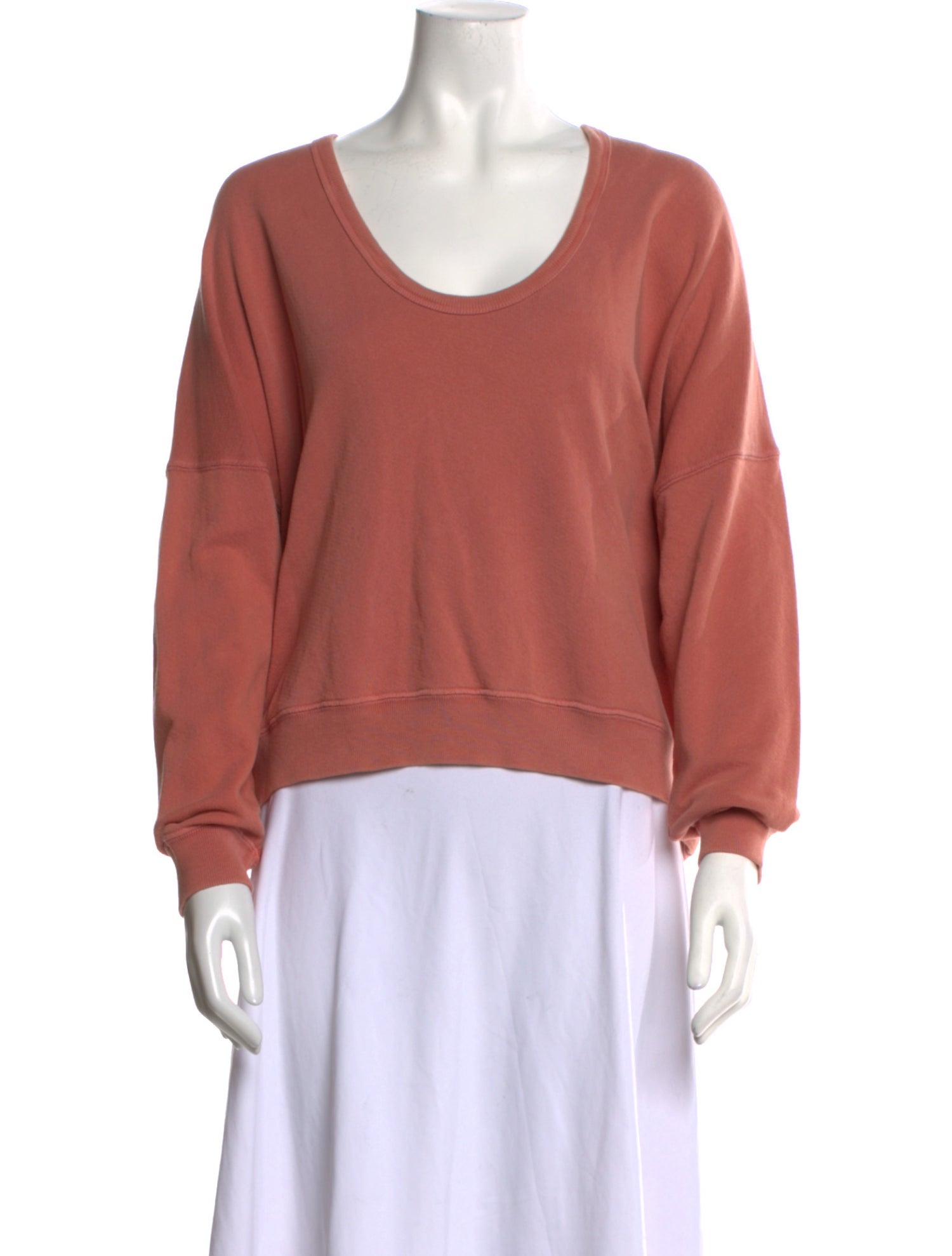 The Great Scoop Neck Long Sleeve Sweatshirt w/ Tags