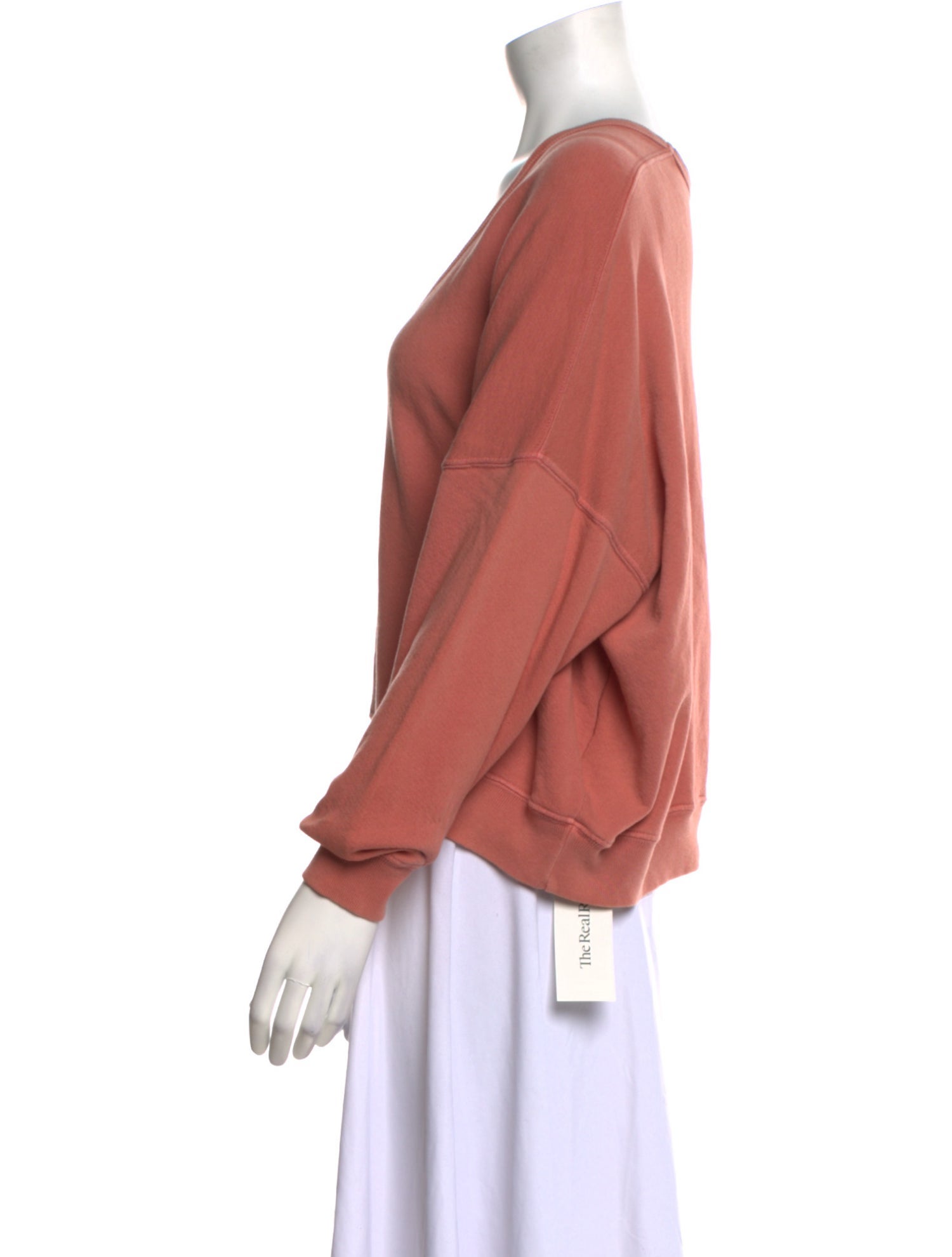 The Great Scoop Neck Long Sleeve Sweatshirt w/ Tags